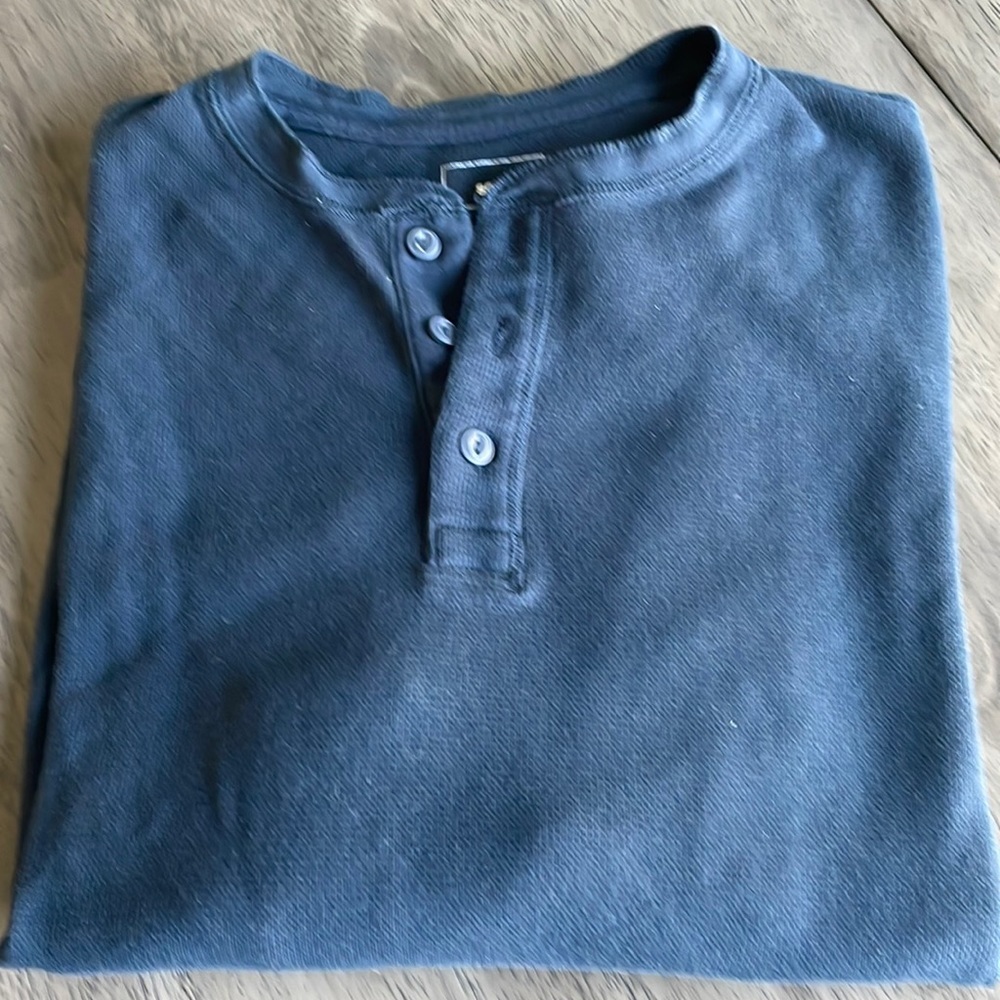 Mens Sonoma Long Sleeve Henley Shirt